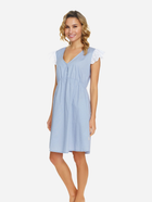 Нічна сорочка жіноча бавовняна Doctor Nap TCB.5361 XL Блакитна (5902701192969) - зображення 4