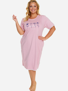 Нічна сорочка жіноча бавовняна Doctor Nap TB.5366 XL Рожева (5902701193348) - зображення 1