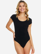 Боді-футболка жіноча Doctor Nap BOD.5375 L Чорний (5902701193843) - зображення 1