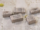Декор Juweela Старі дерев'яні ящики Темні масштаб 1:45 10 шт (4260360089251) - зображення 3