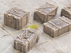 Декор Juweela Старі дерев'яні ящики Темні масштаб 1:45 5 шт (4260360089244) - зображення 1