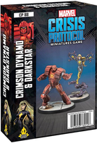 Zestaw figurek do złożenia i pomalowania Atomic Mass Games Marvel Crisis Protocol Crimson Dynamo & Dark Star 2 szt (0841333112912) - obraz 1