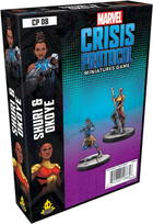 Набір фігурок для складання та розфарбовування Atomic Mass Games Marvel Crisis Protocol Shuri & Okoye 2 шт (0841333108656) - зображення 1