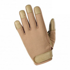 Стрілецькі, тактичні рукавички M-Tac Police Khaki (Хакі) Розмір XL - зображення 4