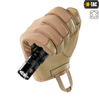 Стрілецькі, тактичні рукавички M-Tac Police Khaki (Хакі) Розмір XL - зображення 7