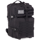 Рюкзак тактичний штурмовий SP-Sport ZK-5508 розмір 48х28х28см 38л Чорний - зображення 1