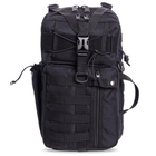Рюкзак тактичний (Сумка-слінг) з однією лямкою SILVER KNIGHT TY-5386 розмір 43x22x13см 12л Чорний - зображення 2