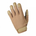 Стрілецькі, тактичні рукавички M-Tac Police Khaki (Хакі) Розмір S - зображення 4