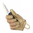 Стрілецькі, тактичні рукавички M-Tac Police Khaki (Хакі) Розмір S - зображення 5
