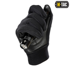 Стрелковые, тактические перчатки с манжетами-резинками Assault Tactical Mk.8 Black (Черные) Размер L - изображение 10