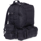 Рюкзак тактический штурмовой трехдневный RECORD TY-7100 размер 52x31x28см 45л Черный - изображение 1