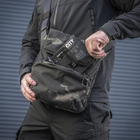 Сумка на плечо однолямочная тактическая M-Tac Konvert Bag Elite Multicam Black/Black (Черный Мультикам) - изображение 5