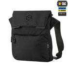 Сумка на плечо однолямочная тактическая M-Tac Konvert Bag Elite Black (Черная) - изображение 1