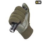 Стрілецькі, тактичні рукавички з манжетами гумками Assault Tactical Mk.8 Olive (Олива) Розмір XL - зображення 7