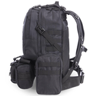 Рюкзак тактический штурмовой трехдневный SILVER KNIGHT TY-213 размер 50х34х15см 26л Черный - изображение 4