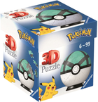 Puzzle 3D Ravensburger Pokemon Net Ball 55 elementów (4005556115815) - obraz 1