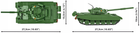 Klocki Cobi Armed Forces T-72 East Germany oraz Soviet 680 elementów (5902251026257) - obraz 6