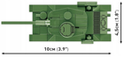 Klocki Cobi Historical Collection World War 2 T-34-85 110 elementów (5902251030926) - obraz 5