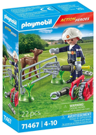 Набір фігурок Playmobil Action Heroes Пожежна бригада з порятунку тварин (4008789714671)