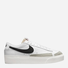 Tenisówki damskie skórzane na grubej podeszwie Nike Blazer Low Platform DJ0292-101 37.5 (6.5US) 23.5 cm Białe (195237087570) - obraz 1