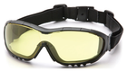 Защитные очки Pyramex V3G (amber) Anti-Fog, жёлтые - изображение 1