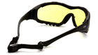 Защитные очки Pyramex V3G (amber) Anti-Fog, жёлтые - изображение 4