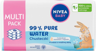 Серветки Nivea Baby 99% Pure Water 3x57 шт (5900017090528) - зображення 1
