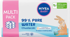 Zestaw Chusteczki Nivea Baby 99% Pure Water 3x57 szt (5900017090528)