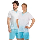 Форма футбольна SP-Vogue CO-5021 (PL, р-р S, Білий-блакитний) (CO-5021_Білий-блакитний_S)