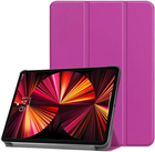Etui z klapką iLike Tri-Fold Eco-Leather Stand Case do Samsung Galaxy Tab A9 8.7'' Purple (ILK-TRC-S5-PU) - obraz 1