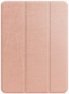 Etui z klapką iLike Tri-Fold Eco-Leather Stand Case do Samsung Galaxy Tab S9 FE Plus 12.4" Rose Gold (ILK-TRC-S14-RG) - obraz 1
