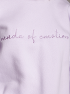 Світшот оверсайз жіночий Made Of Emotion M536 S/M Бузковий (5903068491658) - зображення 5