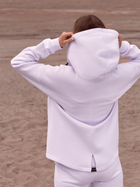 Bluza damska rozpinana streetwear z kapturem Made Of Emotion M550 2XL Fioletowa (5903068493485) - obraz 6