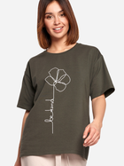 Koszulka damska bawełniana BeWear B187 2XL Khaki (5903887619332) - obraz 1