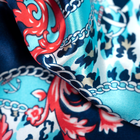 Хустка жіноча Art Of Polo SZ20958-1 Темно-синій/Бірюзовий/Червоний (5902021197804) - зображення 7