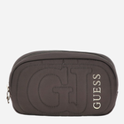 Сумка крос-боді через плече жіноча тканинна маленька Guess V3BZ16WFUK0-G1EA Коричнева (7622336584172)