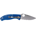 Ніж Spyderco Tenacious S35VN напівсерейтор Blue (C122PSBL) - зображення 7