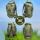 Рюкзак для похода 70л VN-870 Хаки 70х35х16 см - изображение 7