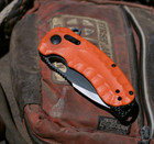 Розкладний ніж SOG Kiku XR LTE, Orange (SOG 12-27-03-57) - зображення 9