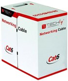 Монтажний кабель Techly Cat 6 U/UTP 305 м Grey (8054529022571) - зображення 3