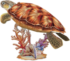 Puzzle 3D CubicFun Zwierzęta zagrożone Żółw morski (6944588210809) - obraz 3