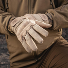 Стрілецькі тактичні рукавички з інтегрованим захистом кістячок та липучкою на зап'ястя M-Tac Assault Tactical Mk.5 KHAKI (Хакі) Розмір S - зображення 9
