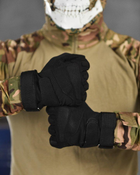 Тактические перчатки standart black L - изображение 3