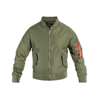 Куртка літня Sturm Mil-Tec US Summer MA1 Flight Jacket Olive 3XL (10401501) - изображение 1