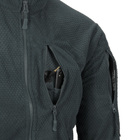 Кофта флисовая Helikon-Tex Alpha Tactical Jacket Shadow Grey, M - изображение 7