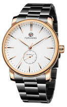 Мужские часы Forsining 8214 Rose Gold-White (1059-0272)