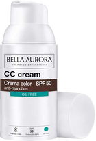 CC Krem Bella Aurora Anti-Blemish SPF 50 Oil Free 30 ml (8413400011200) - obraz 1