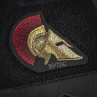 M-Tac нашивка Spartan Helmet (вишивка) Black - зображення 3