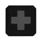 Нашивка Medic M-Tac Laser Cut Cross Black/Grey - зображення 1