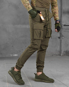 Тактичні штани/шорти combat олива ВТ1014 S - зображення 3